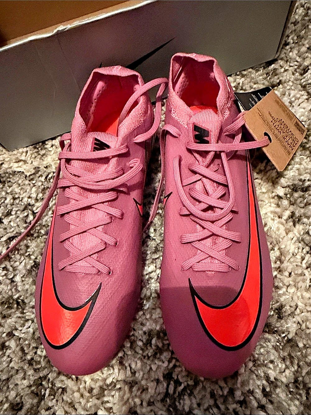 Nike Mercurial Superfly 10 Elite FG Soccer Cleats Pink US 7.5 NWT